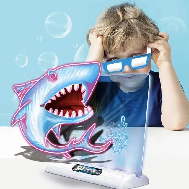 3D Luminous Small Cell Drawing Board, LED Drawing Building Game, Light Up Painting Writing Table Educational Toy 3D Luminous Small Cell Drawing Board, LED Drawing Building Game, Light Up Painting Writing Table Educational Toy
